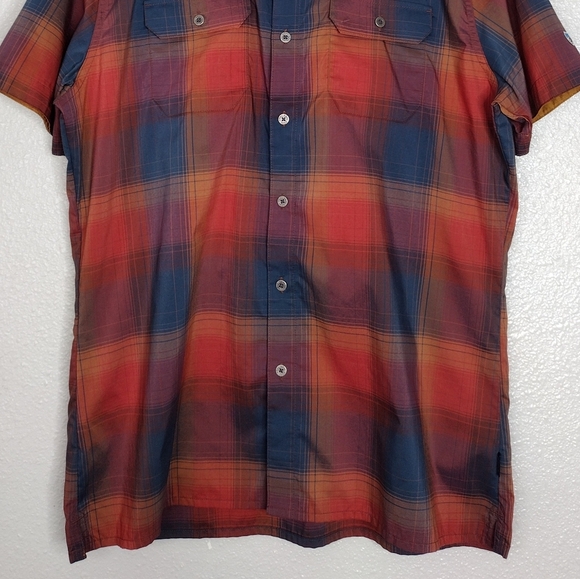 Kuhl Men's Plaid Outdoors Hiking Comfort Fit Casual Button Down Shirt Sz M - Picture 4 of 16